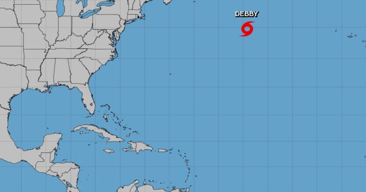 Debby is expected to reach Florida as a Category 1 hurricane early Monday morning.