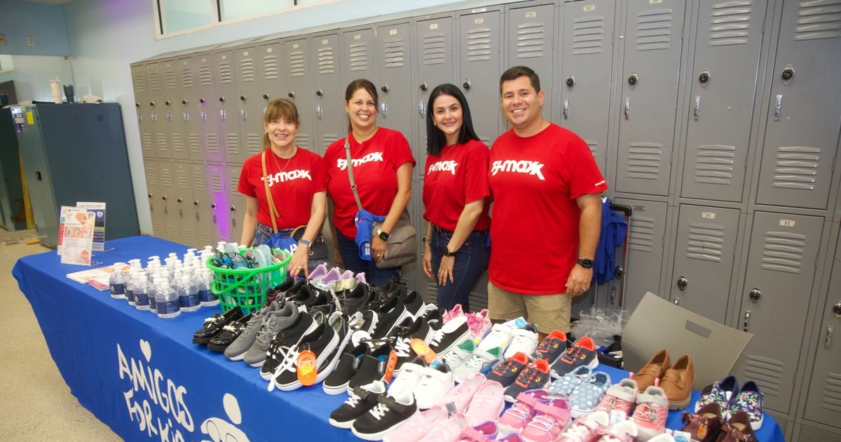 Friends For Kids distributes back-to-school supplies