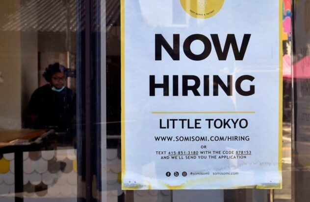 Jobless claims hit one-year high
