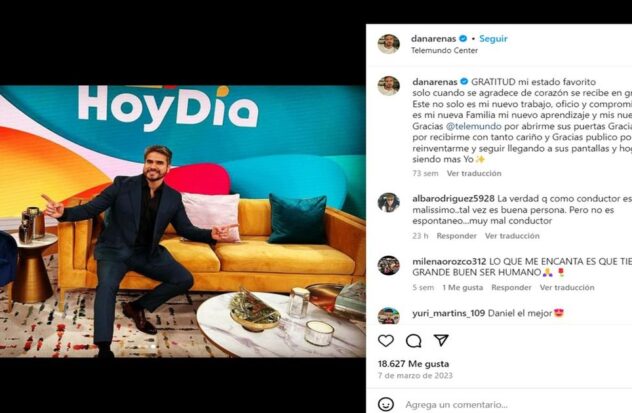 Presenter Daniel Arenas says goodbye to Hoy Da
