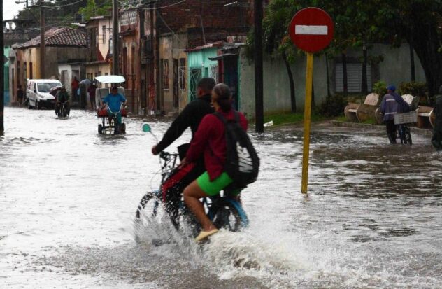 Storm number four of the season forms over Cuba
