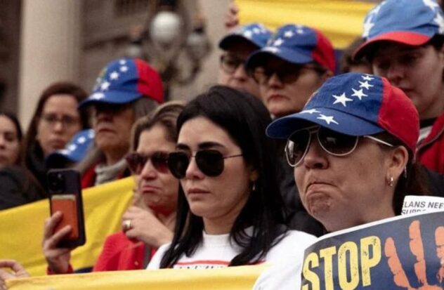 This was the concentration of Venezuelans around the world to reject the fraud of dictator Maduro

