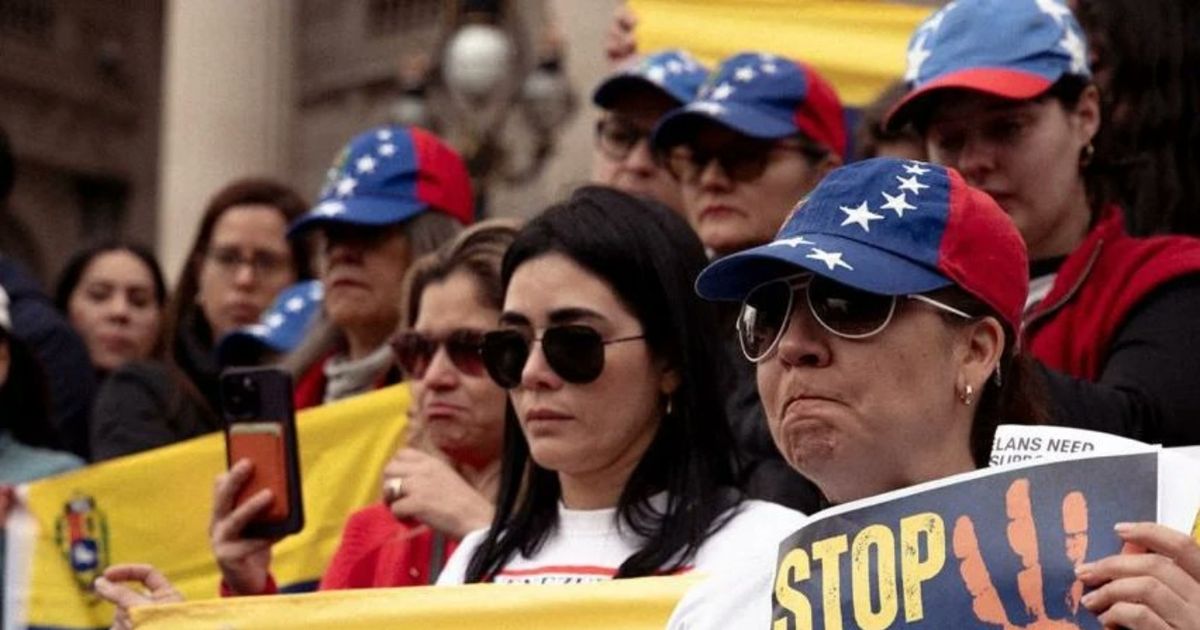This was the concentration of Venezuelans around the world to reject the fraud of dictator Maduro