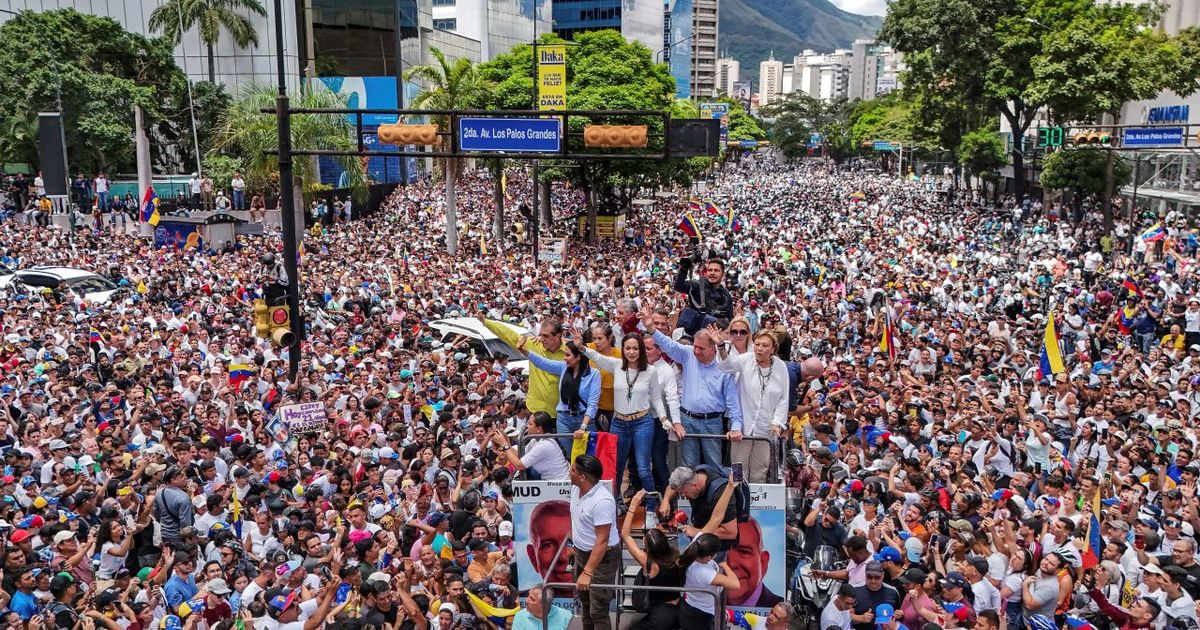 Venezuelan opposition has more than 80% of the electoral records confirming its victory